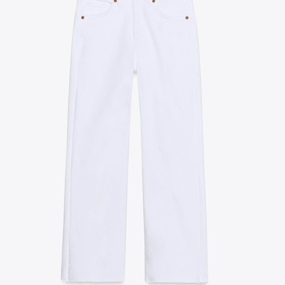 ZARA TRF WHITE JEANS